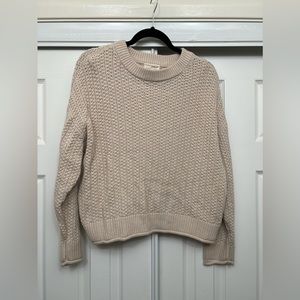 Cream sweater